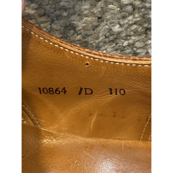 Cole Haan Mens 11 Benchmade in England Commando Itshide Brown Leather Oxfords main image 4